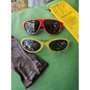 2 Vuarnet Kids Sunglasses Pouilloux Baby RED B200 &‎ GREEN B400 New